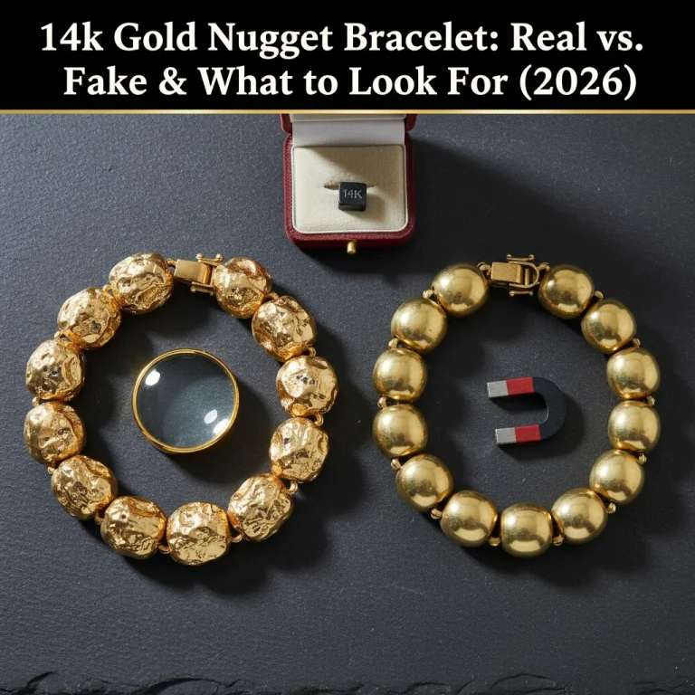 14k Gold Nugget Bracelet: Real vs. Fake & What to Look For (2026)