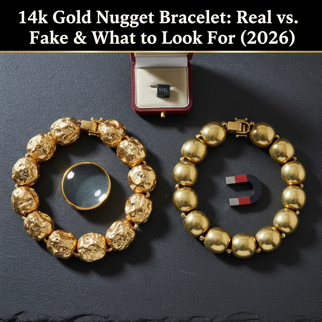 14k Gold Nugget Bracelet: Real vs. Fake & What to Look For (2026)