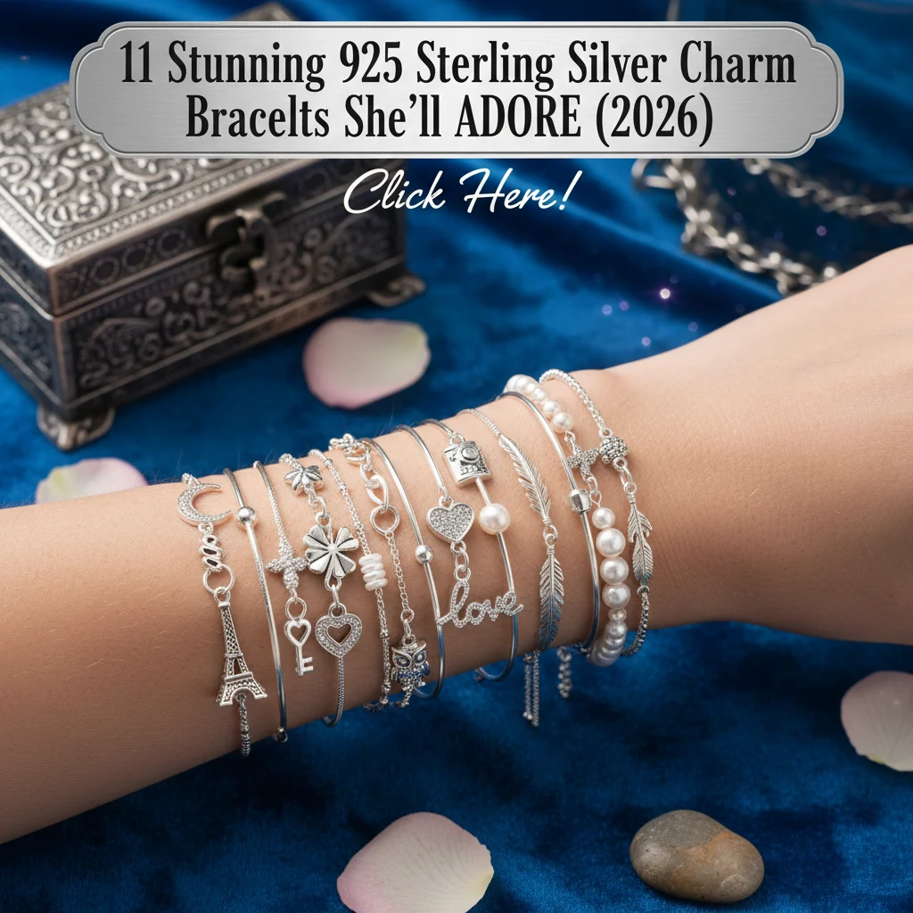 11 Stunning 925 Sterling Silver Charm Bracelets She’ll ADORE (2026)