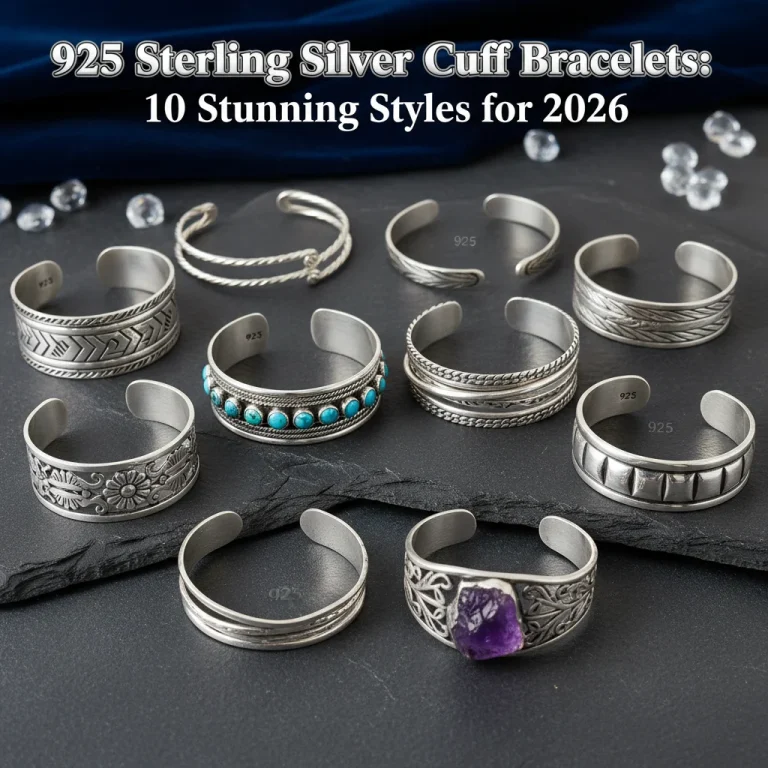 925 Sterling Silver Cuff Bracelets: 10 Stunning Styles for 2026