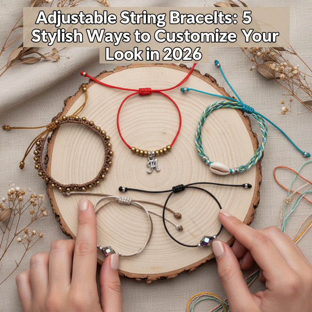 Adjustable String Bracelets: 5 Stylish Ways to Customize Your Look in 2026