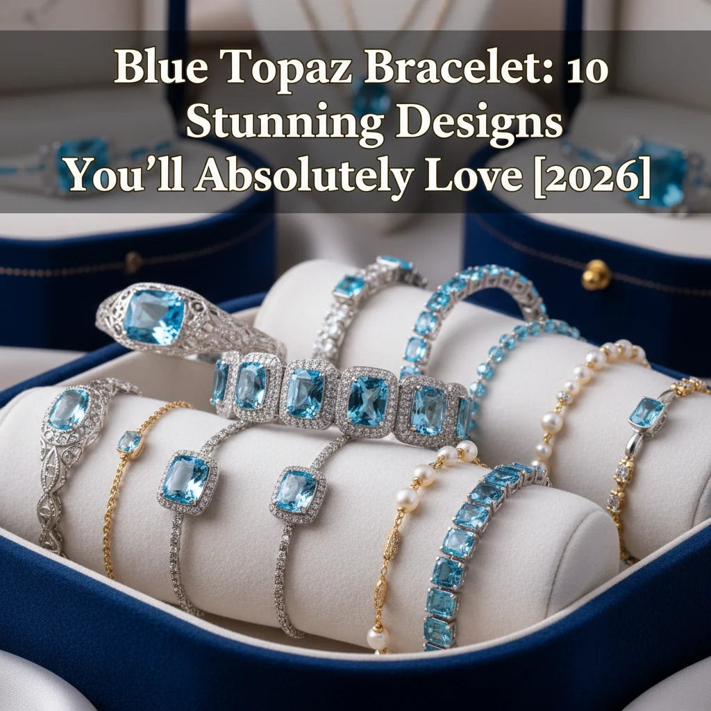 Blue Topaz Bracelet: 10 Stunning Designs You’ll Absolutely Love [2026]