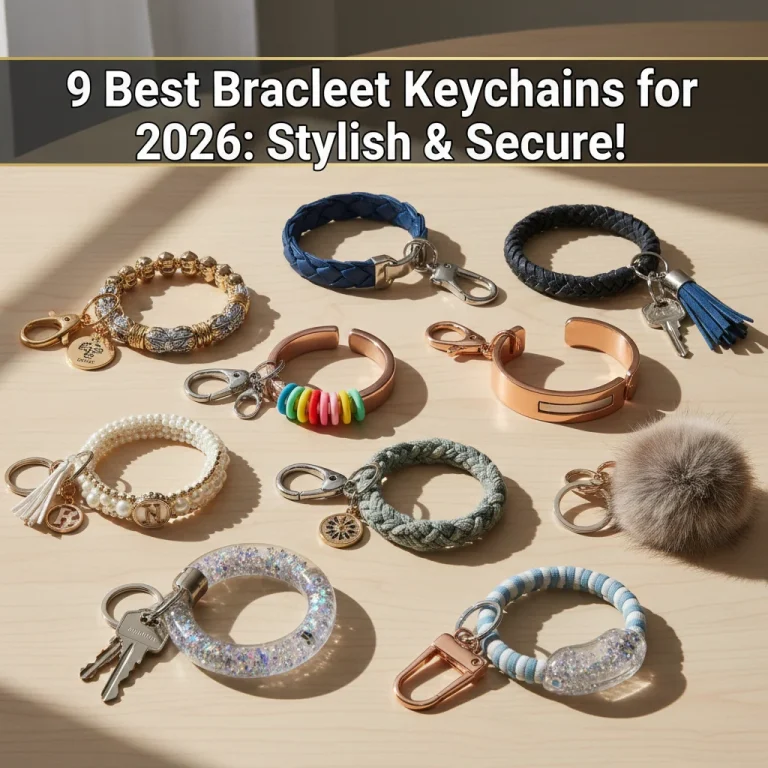 9 Best Bracelet Keychains for 2026: Stylish & Secure!