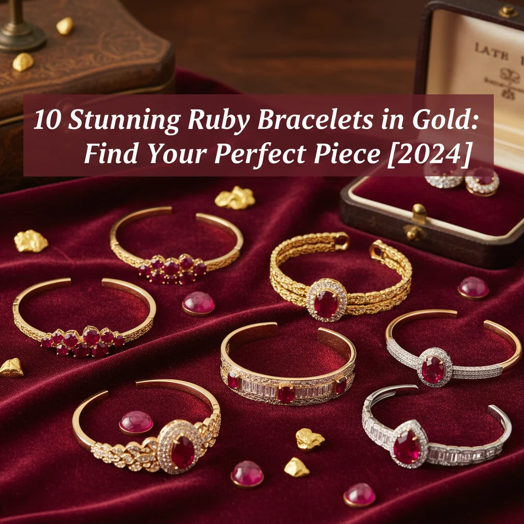 10 Stunning Ruby Bracelets in Gold: Find Your Perfect Piece [2024]