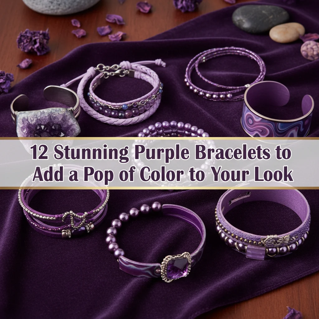 12 Stunning Purple Bracelets to Add a Pop of Color to Your Look