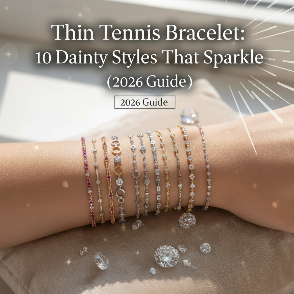 Thin Tennis Bracelet: 10 Dainty Styles That Sparkle (2026 Guide)