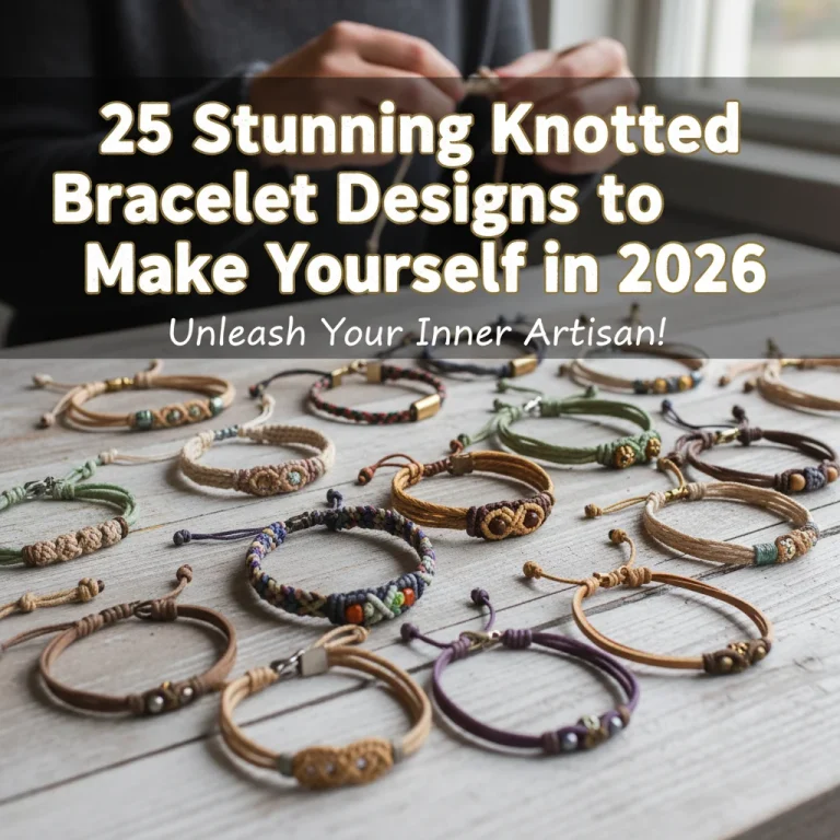 25 Stunning Knotted Bracelet Designs to Make Yourself in 2026
