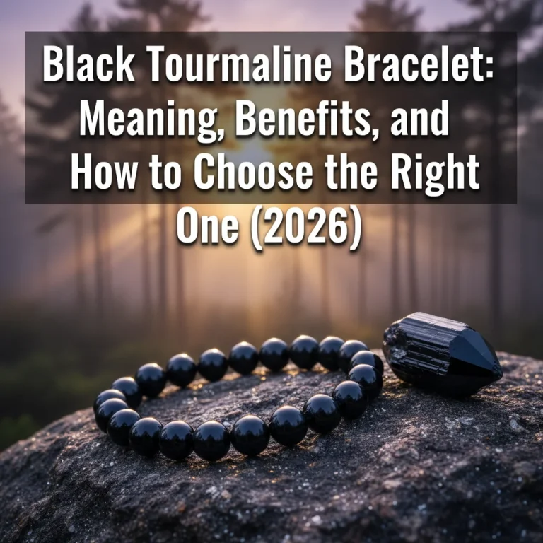 Black Tourmaline Bracelet: Meaning, Benefits, and How to Choose the Right One (2026)