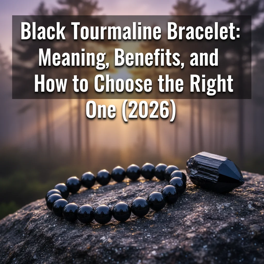 Black Tourmaline Bracelet: Meaning, Benefits, and How to Choose the Right One (2026)