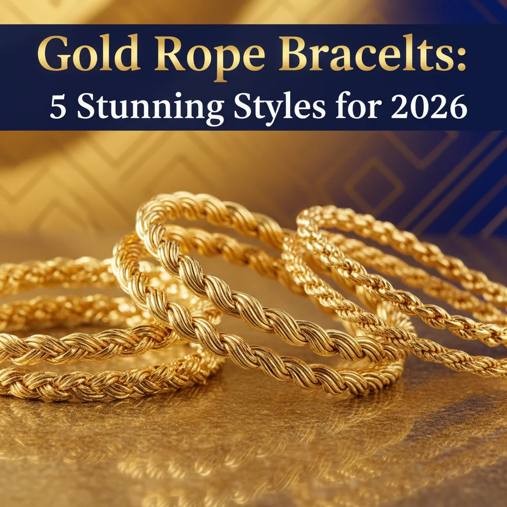 Gold Rope Bracelets: 5 Stunning Styles for 2026