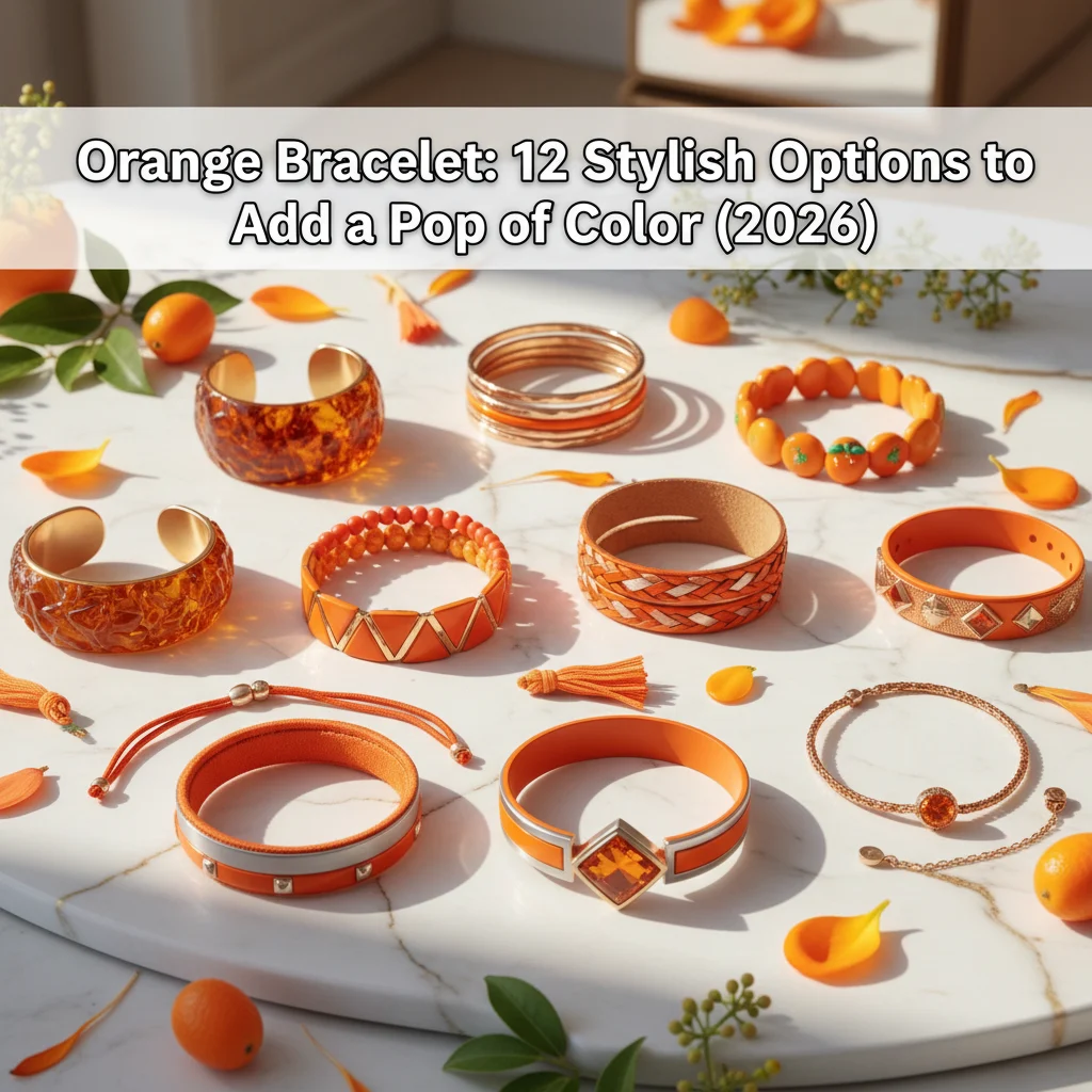 Orange Bracelet: 12 Stylish Options to Add a Pop of Color (2026)