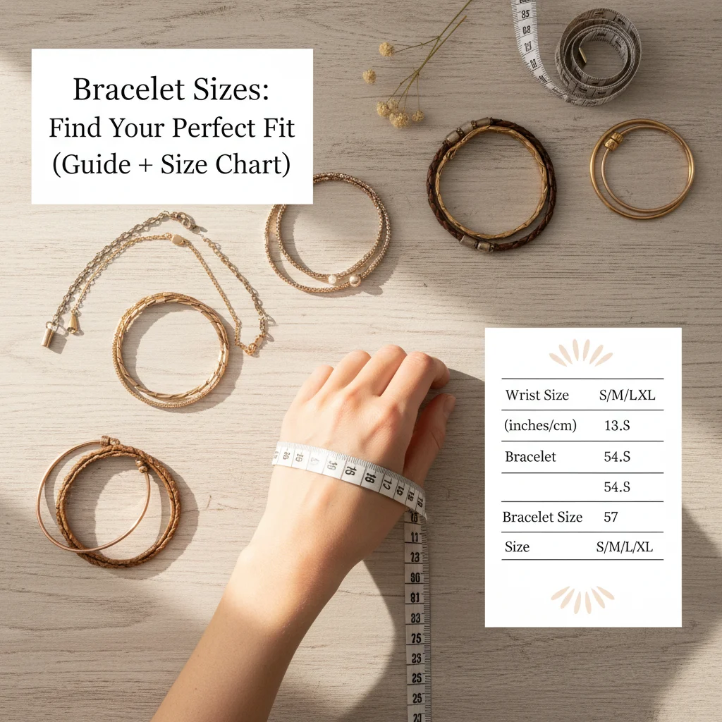 Bracelet Sizes: Find Your Perfect Fit (Guide + Size Chart)
