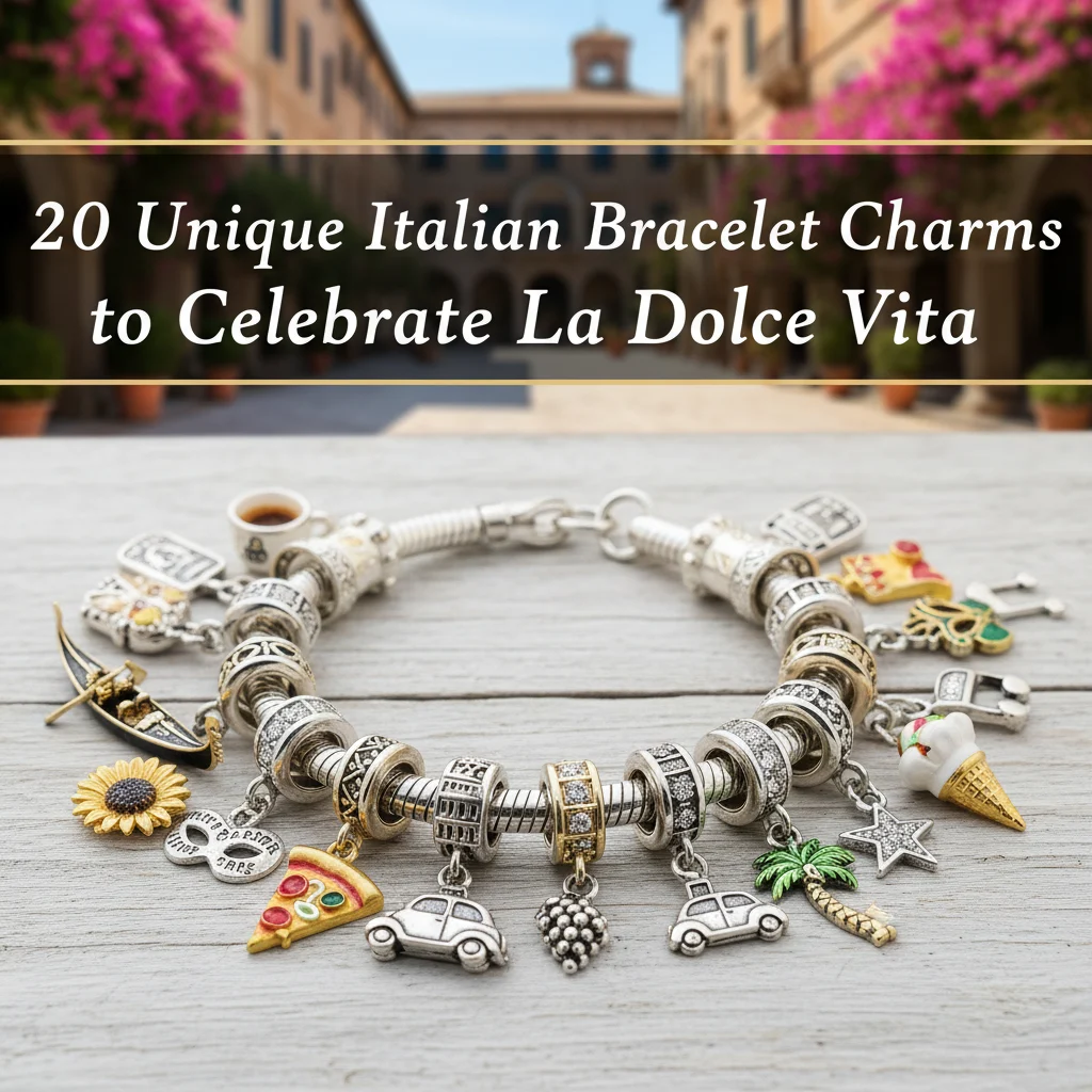 20 Unique Italian Bracelet Charms to Celebrate La Dolce Vita