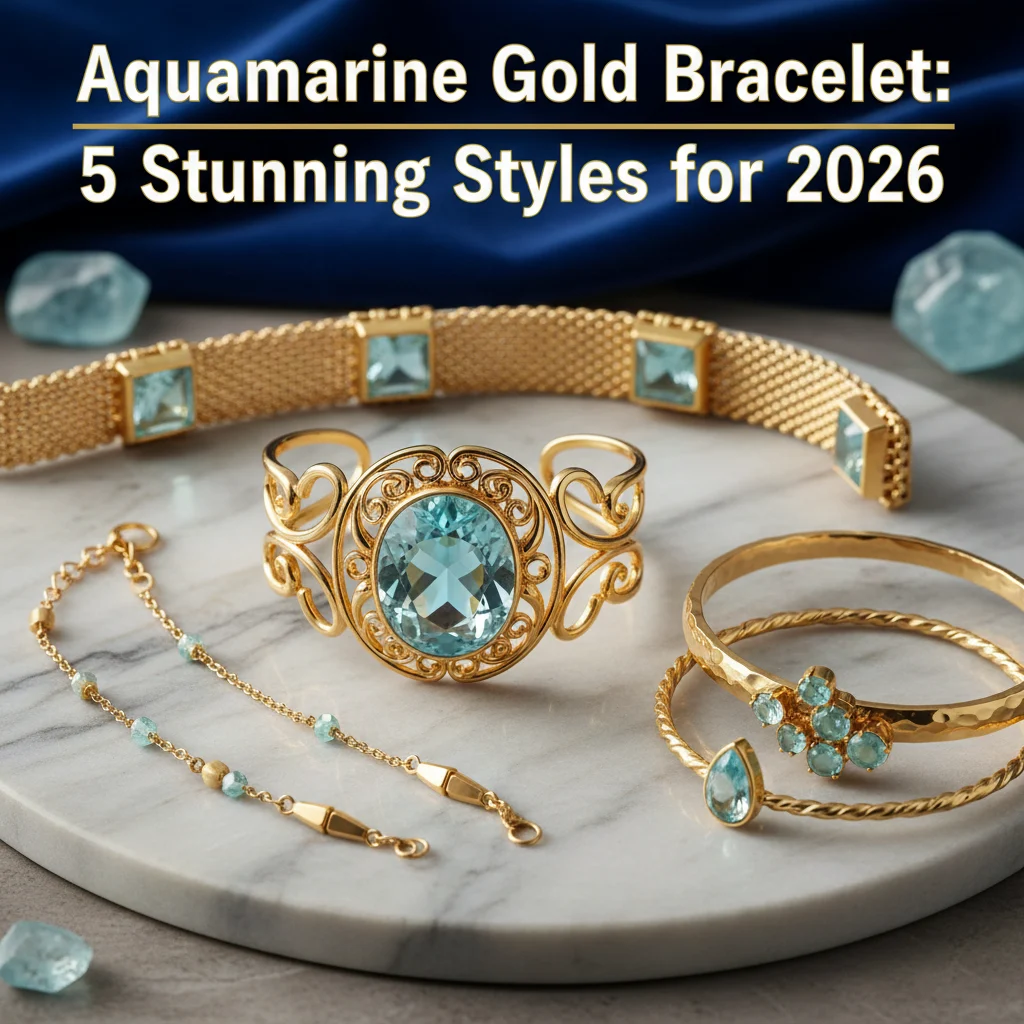 Aquamarine Gold Bracelet: 5 Stunning Styles for 2026